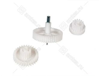 Шестерни (комплект 3 шт.) мясорубки Vitek, Panasonic, Scarlett, Elenberg 