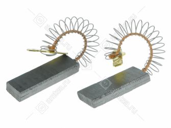 Щетки мотора (5x12.5х36мм) - 2 шт. (с пружиной и клеммой) стиральной машины Bosch, Siemens 