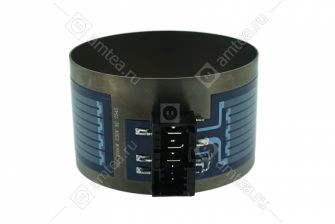 Тэн посудомоечной машины Bosch 2080W, D=75 мм, H=45 мм, 24.5 kOm малый, с разъёмом и термодатчиком 