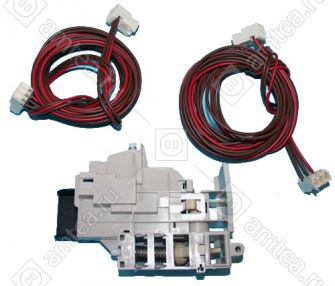 Устройство блокировки люка стиральной машины Indesit, Ariston Aqualtis (с проводкой) ORIGINAL