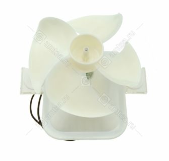 Мотор вентилятора в сборе с крыльчаткой холодильника Beko