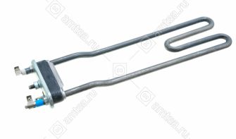 ТЭН (нагреватель) L=290 мм, 1750W, немного изогнут, без отверстия стиральной машины Indesit, Ariston ORIGINAL