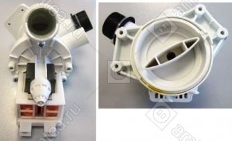 Насос Mainox с улиткой (на 3х винтах клеммы сзади раздельно) Candy