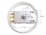 Терморегулятор K-57 м/к L2829 Ranko холодильника (длина капиллярки 2,5 м) 
