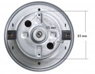 Мотор пылесоса 1400W H=113 мм, D=135 мм с отбортовкой Samsung
