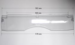 Панель передняя (прозрачная) ящика зоны заморозки холодильника Атлант