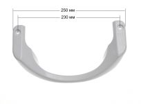 Ручка двери (белая) холодильника Бирюса