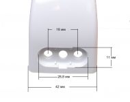 Ручка двери холодильника Bosch, Siemens L=320 mm ORIGINAL