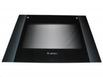 Внешнее (панорамное) стекло (черное) духового шкафа Gefest