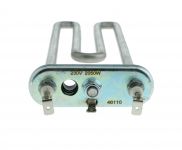 ТЭН (нагреватель) L=235 мм, 2050W, прямой с отверстием стиральной машины Bosch, Indesit, Whirlpool, Bauknecht