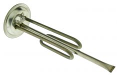 ТЭН (нагреватель) водонагревателя 1500W RF 92 (нержавейка, М6, фланец 92 мм)