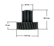 Шестерня (средняя) мясорубки Kenwood