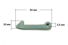 Крючок, пружина ручки люка стиральной машины LG 