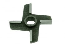 Нож МИМ-300 с буртом двухсторонний промышленной мясорубки