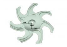 Крыльчатка вентилятора духовки Beko