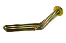 ТЭН (нагреватель) водонагревателя 2000W RF 64 Thermowatt PREMIUM (медь, М6, фланец 64 мм) изогнутый, клеммы под винт