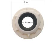 Гайка ORIGIN (с сальником) верхнего разбрызгивателя посудомоечной машины Indesit, Ariston