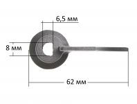 Лопасть (лопатка) для замеса теста хлебопечи Moulinex, Tefal, комплект 2 шт. 
