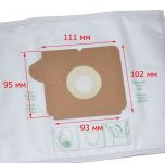 Мешок (пылесборник, комплект из 4 шт+ 1 микрофибра) пылесоса Electrolux, AEG