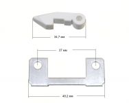 Ручка люка (комплект) стиральной машины Candy, Zerowatt