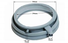 Манжета люка стиральной машины Bosch, Siemens 8 kg (с отводом под душ)