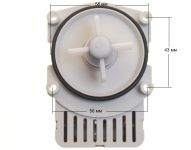 Насос GRE (на 4х винтах клеммы сзади вместе) Bosch, Siemens