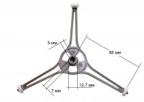 Крестовина (куплер, ролики) вращения тарелки СВЧ печи LG