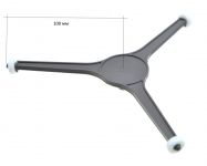 Крестовина (куплер, ролики) вращения тарелки СВЧ печи LG