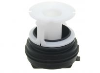 Фильтр (крышка, заглушка) насоса (черный) стиральной машины Bosch, Siemens