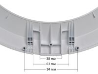 Внешнее обрамление люка стиральной машины Атлант