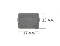Заглушка ручки-скобы двери (серебристая) холодильника Атлант