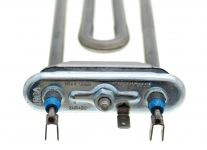 ТЭН (нагреватель) L=235 мм, 1950W, прямой без отверстия, узкий фланец стиральной машины Electrolux, Zanussi, AEG