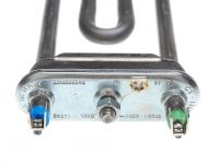 ТЭН (нагреватель) L=175 мм, 1700W, изогнутый без отверстия стиральной машины Indesit, Ariston