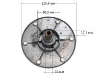 Фланец барабана (подшип. 6204, под винт) стиральной машины Ardo, Kaiser