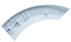 Ручка люка (белая) стиральной машины Gorenje